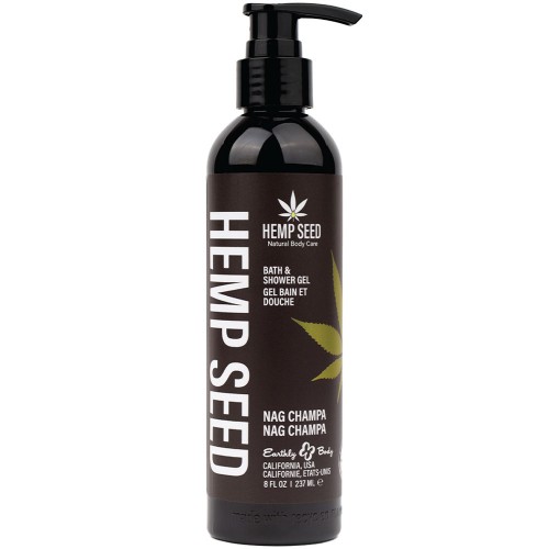 Hemp Seed Bath & Shower Gel Nag Champa 8oz