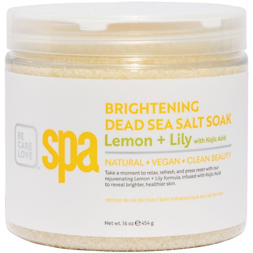 BCL Spa Lemon + Lily Salt Soak 16oz