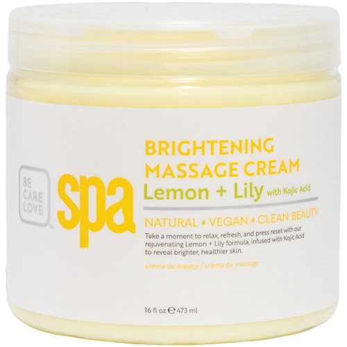 BCL Spa Lemon & Lily Massage Cream 16oz