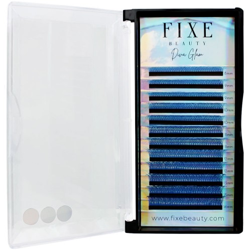 Fixe Diva Glam Y Lashes - Blue / 0.07 / D / Mix