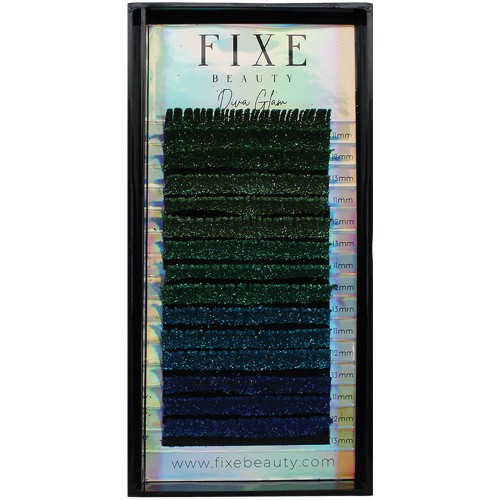 Fixe Diva Glam Lashes - Blue/Green 0.07 / C / Mix
