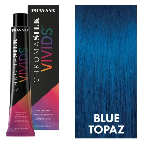 Pravana ChromaSilk Vivids Jewel Tones Blue Topaz 3oz