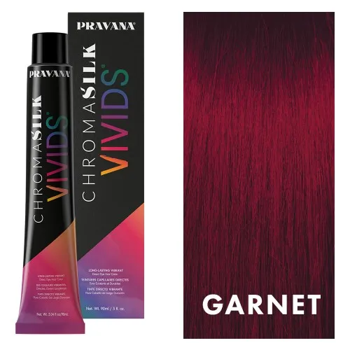 Pravana ChromaSilk Vivids Crystals Garnet 3oz