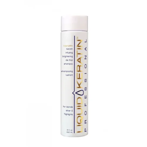 Liquid Keratin Infusing Brightening De-frizz Shampoo 8oz