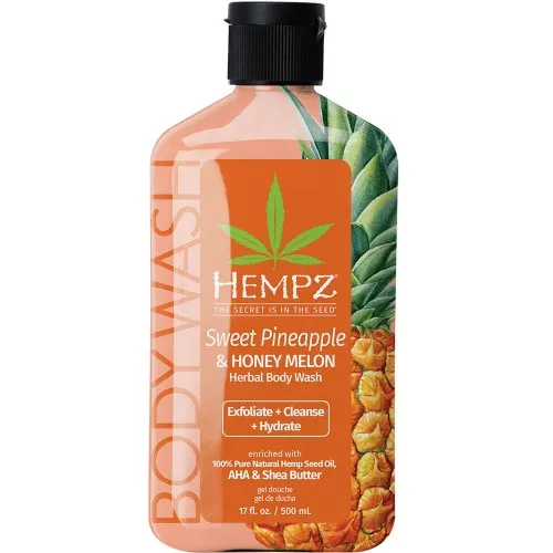 Hempz Sweet Pineapple & Honey Melon Body Wash - 17oz