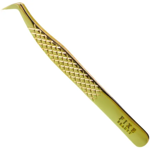 Fixe Diamond Tweezer Gold - Boot Curved