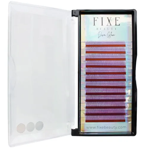 Fixe Diva Glam Y Lashes - Purple / 0.07 / C / Mix