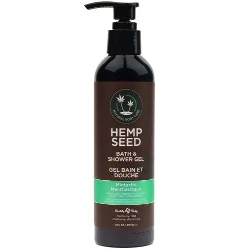 Hemp Seed Bath & Shower Gel Mintastic 8oz