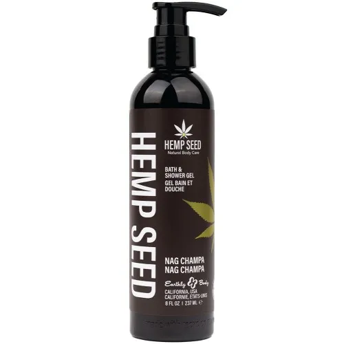 Hemp Seed Bath & Shower Gel Nag Champa 8oz