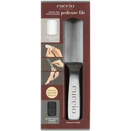 Cuccio Stainless Steel Pedicure File Kit