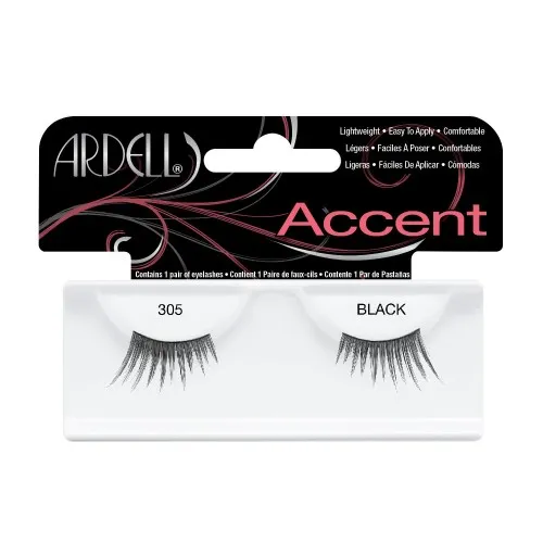 Ardell Accents Lashes - Half Black 305