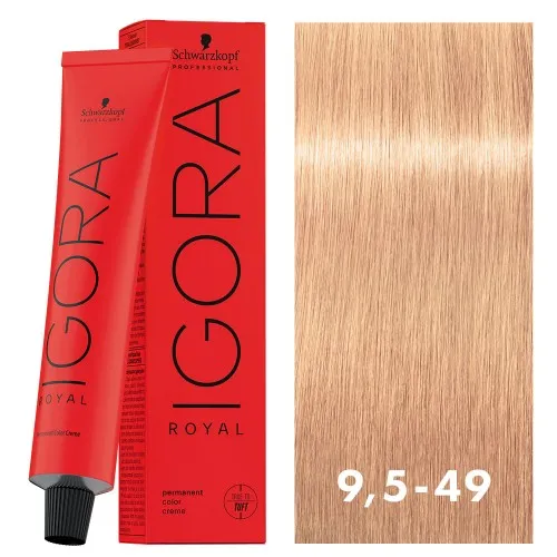 Igora Royal 9.5-49 Pastel Beige Violet 2oz