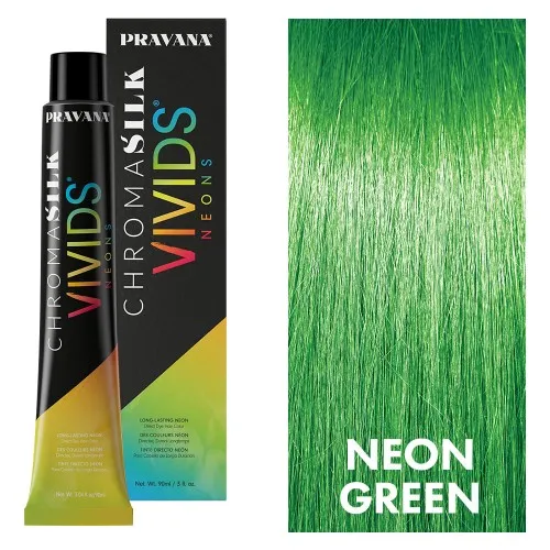 Pravana Chromasilk Vivids Neon Green 3oz