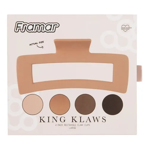 Framar King Klaw Clips 4pk Neutral