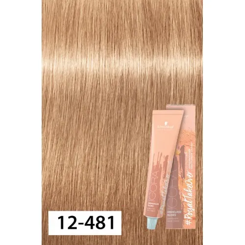 Igora Royal Disheveled Nudes 12-481 Special Blonde Beige Red Cendre 2oz