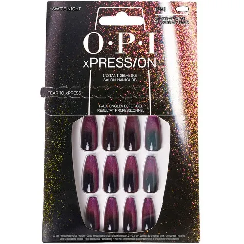 OPI xPRESS/ON Swipe Night Press-On Nails