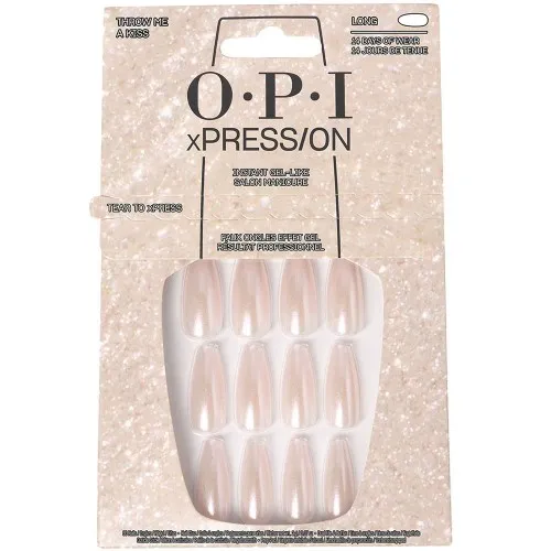 OPI xPRESS/ON Throw Me A Kiss Long Press-On Nails