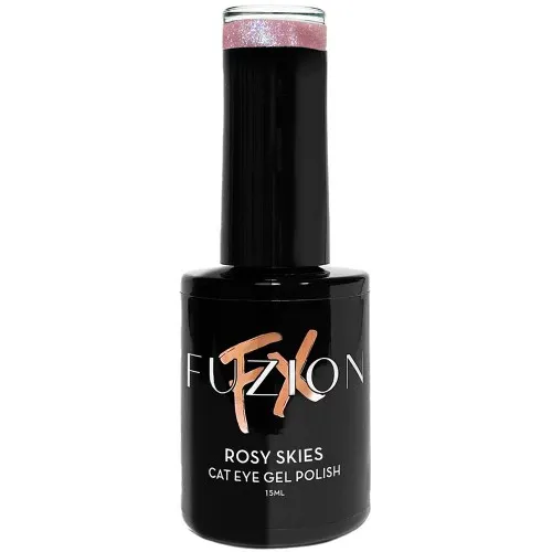 Fuzion Cat Eye Gel Polish Rosy Skies 0.5oz