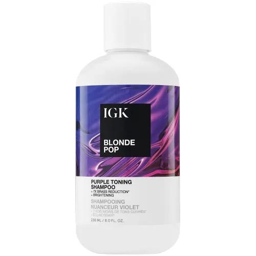 IGK Blonde Pop Purple Toning Shampoo