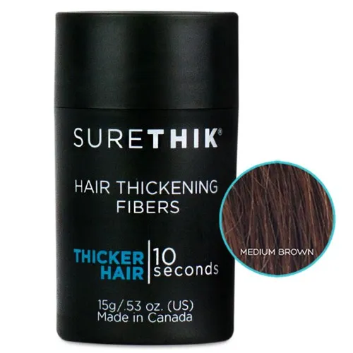 SureThik Hair Fibers Medium Brown 15g
