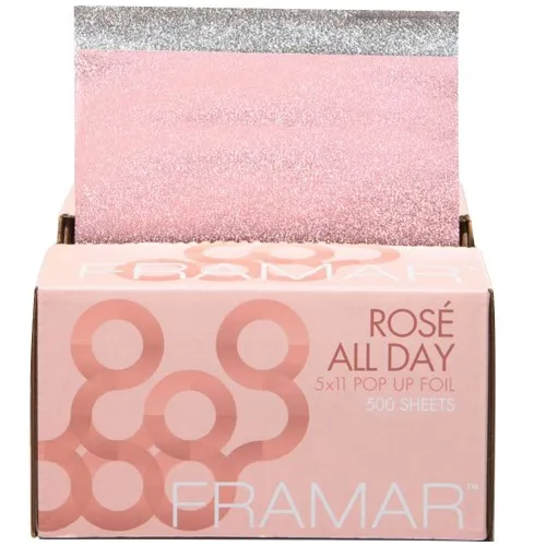 Framar Foil It 5x11" Rose All Day Pop Up Sheets 500pk