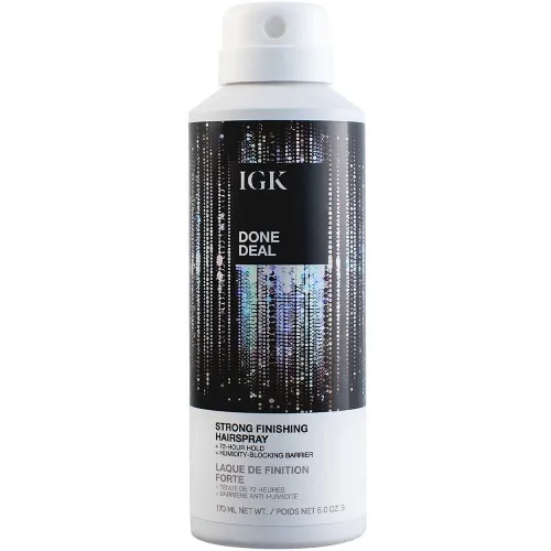 IGK Done Deal Strong Finishing Hairspray 5oz