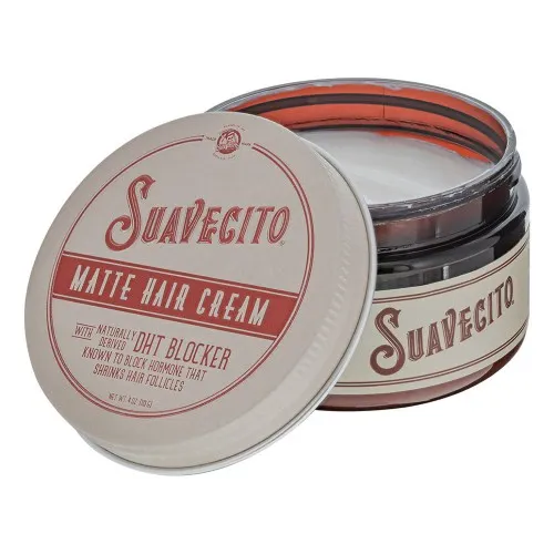 Suavecito Matte Hair Cream with DHT Blocker 4oz
