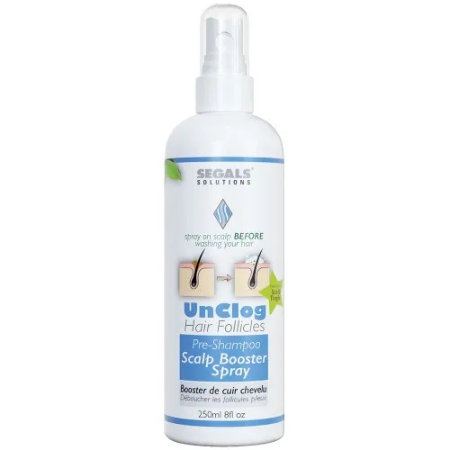 Segals Unclog Pre-Shampoo Scalp Booster Spray 8oz
