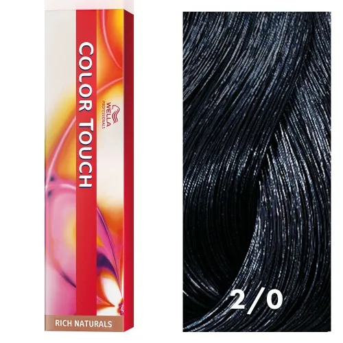 Wella Color Touch 2/0 Darkest Brown/Natural 2oz