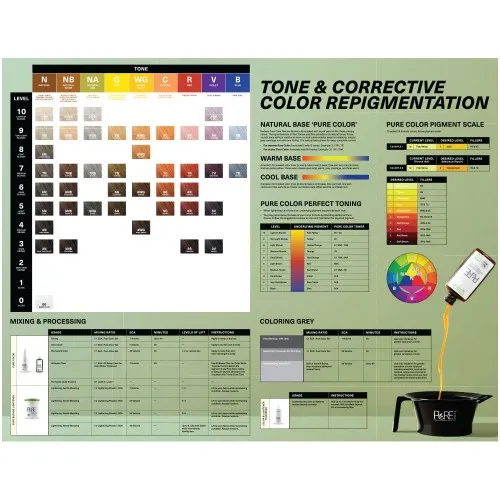 Surface Pure Color Paper Chart