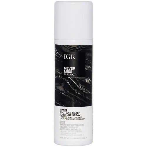 IGK Never Miss Root Touch Spray Blackout 2oz