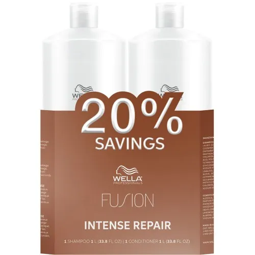 Wella Fusion Intense Repair Litre Duo