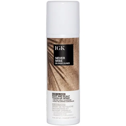 IGK Never Miss Root Touch Spray Blonde Dunes 2oz