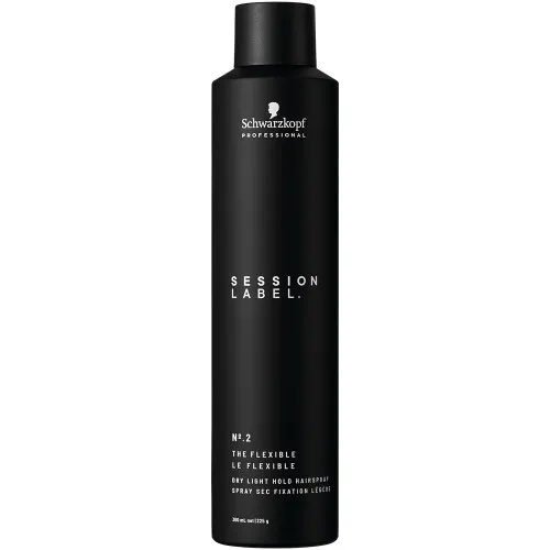 Schwarzkopf Session Label The Flexible Dry Light Hold Hairspray 10oz - 10oz