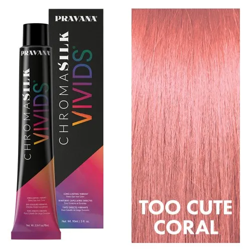 Pravana ChromaSilk Vivids Pastel Too Cute Coral 3oz