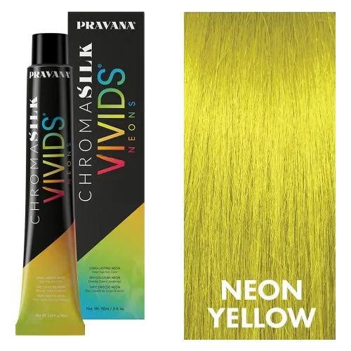 Pravana Chromasilk Vivids Neon Yellow 3oz