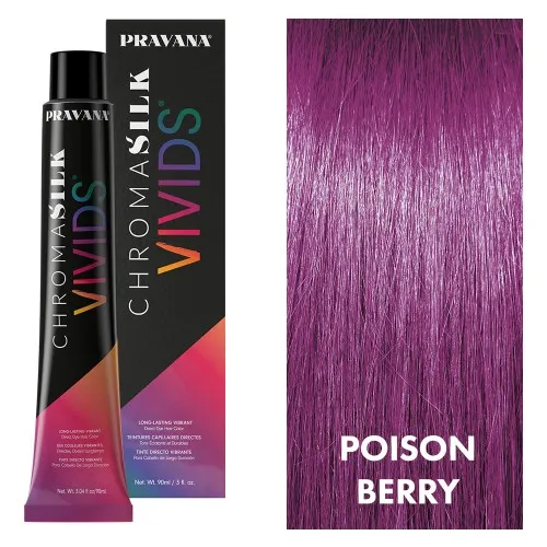 Pravana ChromaSilk Vivids Everlasting Poison Berry 3oz