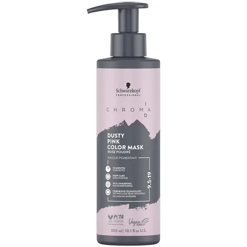 Schwarzkopf Chroma ID Color Mask 9.5-19 Dusty Pink 10oz