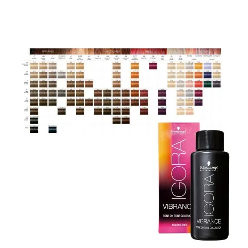 Igora Vibrance Tone On Tone Color Chart