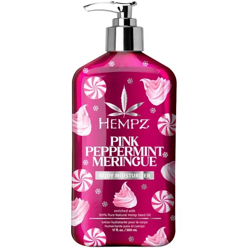 Hempz Pink Peppermint Meringue Body Moisturizer - 17oz