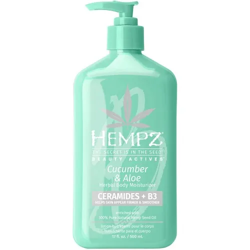 Hempz Beauty Actives Cucumber & Aloe Body Moisturizer - 17oz