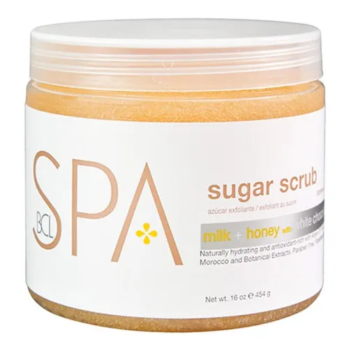 BCL Spa Milk & Honey White Chocolate Sugar Scrub 16oz