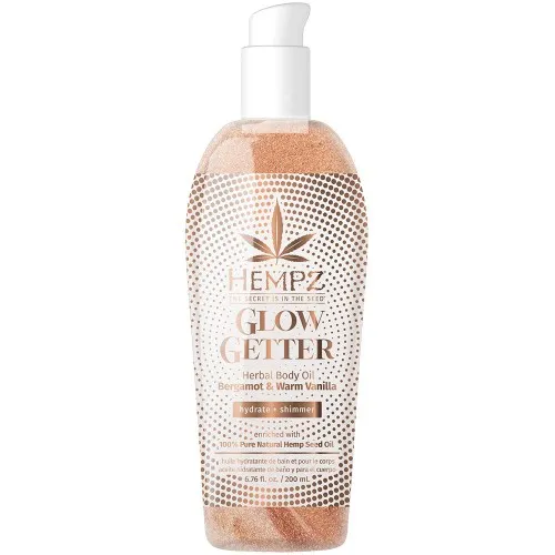 Hempz Glow Getter Shimmer Body Oil 6.7oz