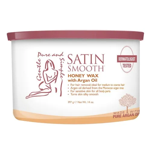 Satin Smooth Honey & Argan Oil Wax 14oz