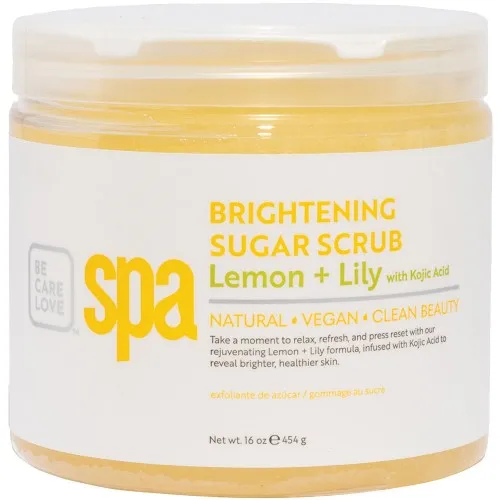 BCL Spa Lemon + Lily Sugar Scrub 16oz