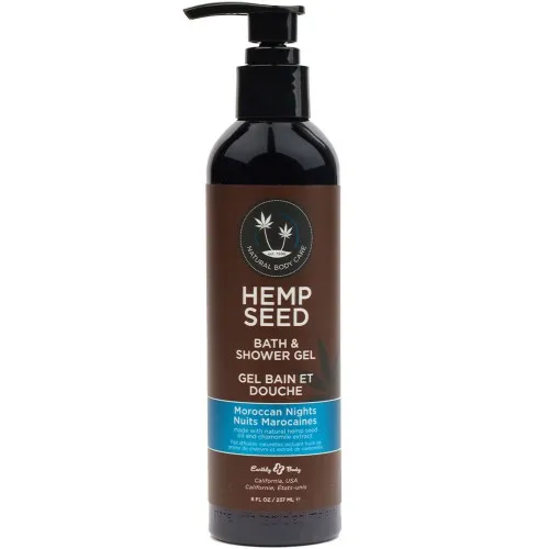 Hemp Seed Bath & Shower Gel Moroccan Nights 8oz