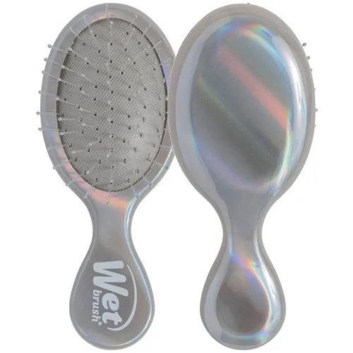 WetBrush Mini Detangler Iridescence - Chrome