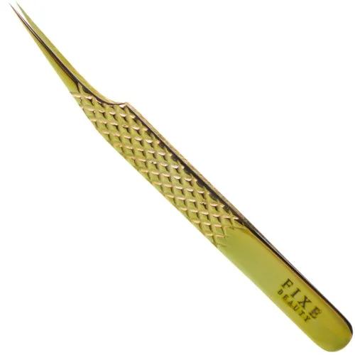 Fixe Diamond Tweezer Gold - Straight