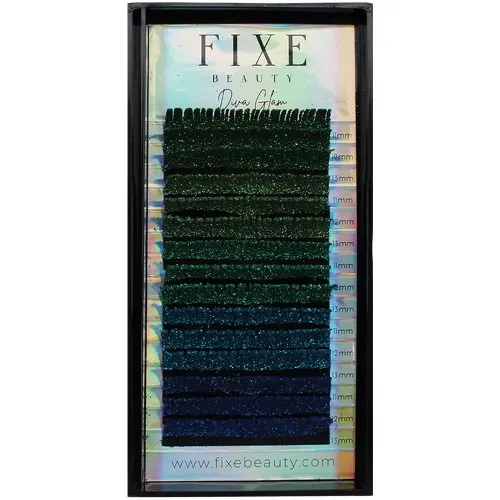 Fixe Diva Glam Lashes - Blue/Green 0.07 / C / Mix