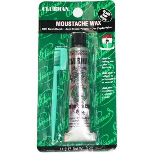 Clubman Moustache Wax - Black